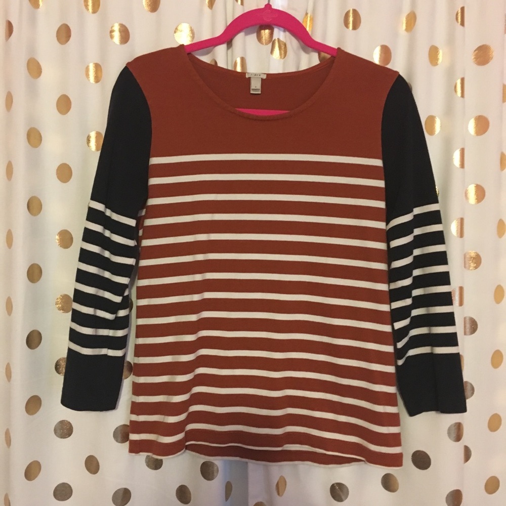Striped JCrew top